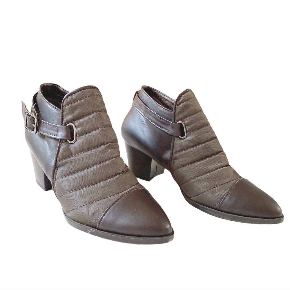 Pointed toe booties